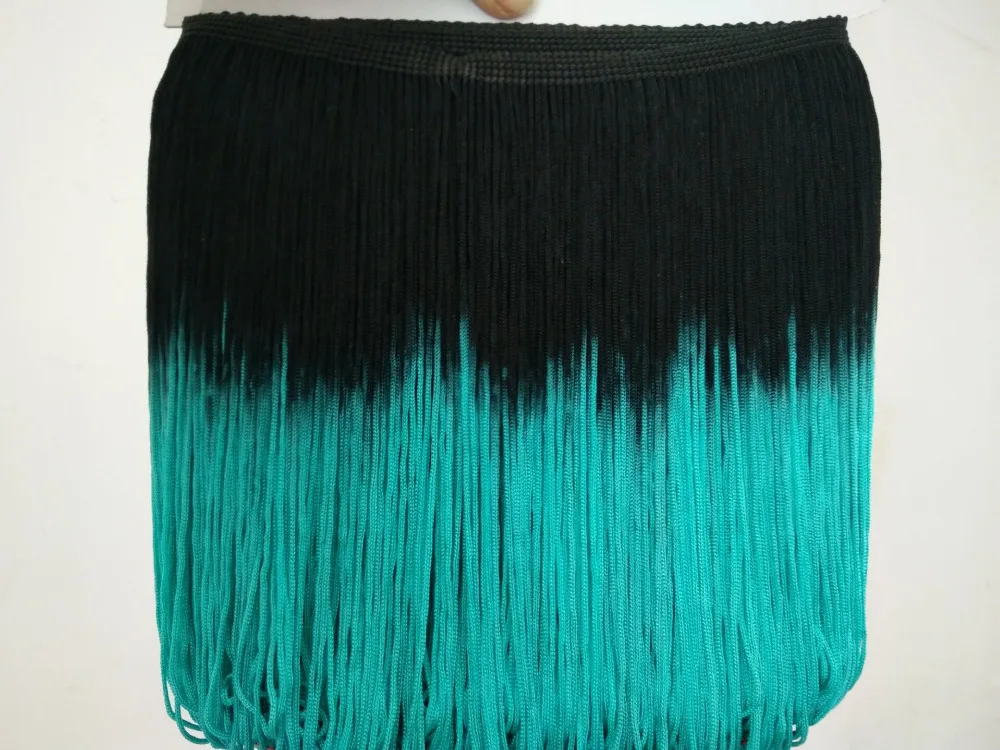 

Африканская кружевная лента из полиэстера с бахромой, 10 м, 20 см