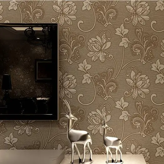 Современные 3D рельефные обои для гостиной серебристые и серые полосатые рулон