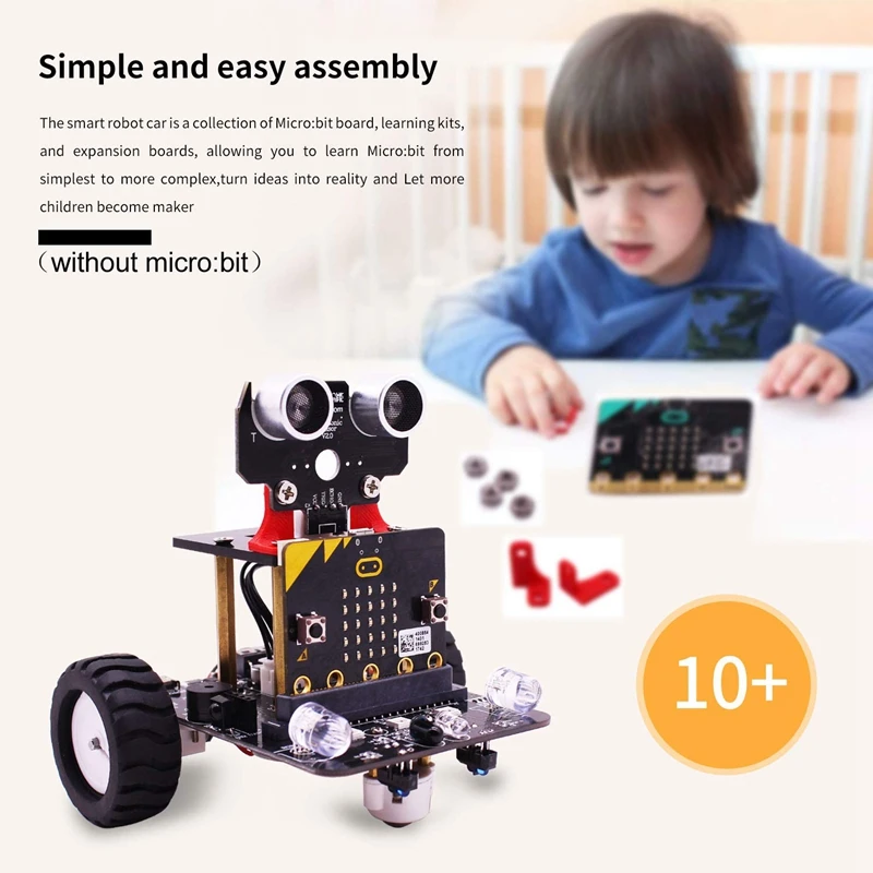DIY робот набор для Micro:Bit Stem наборы робототехники детей программируемой машины Bbc