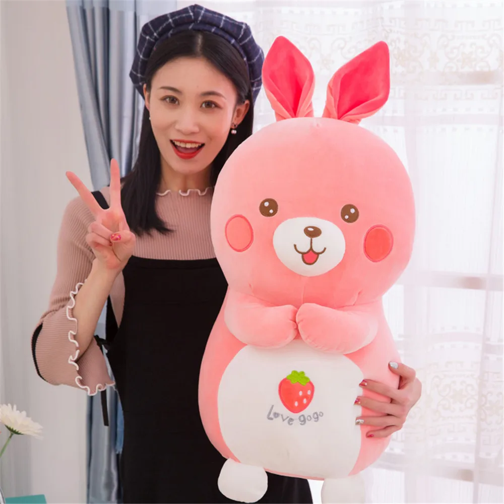 

Fancytrader Cute Anime Hamster Plush Doll Big Stuffed Soft Bunny Toys for Kids Gifts 60cm 24inch