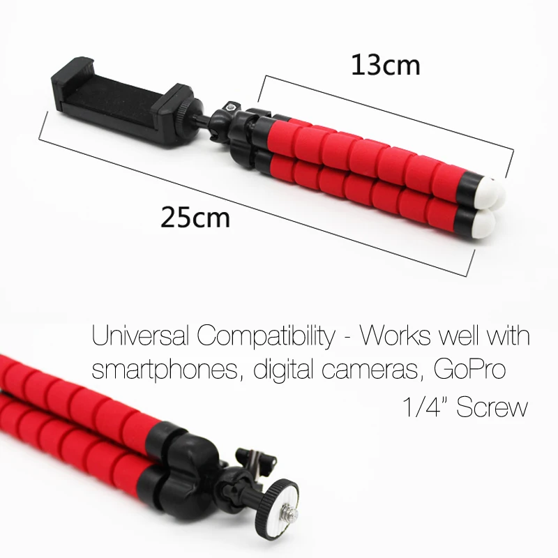 DUSZAKE P16 гибкий Gorillapod штатив для телефона Bluetooth мини штатив для iPhone Телефон Штатив с держателем дистанционного управления