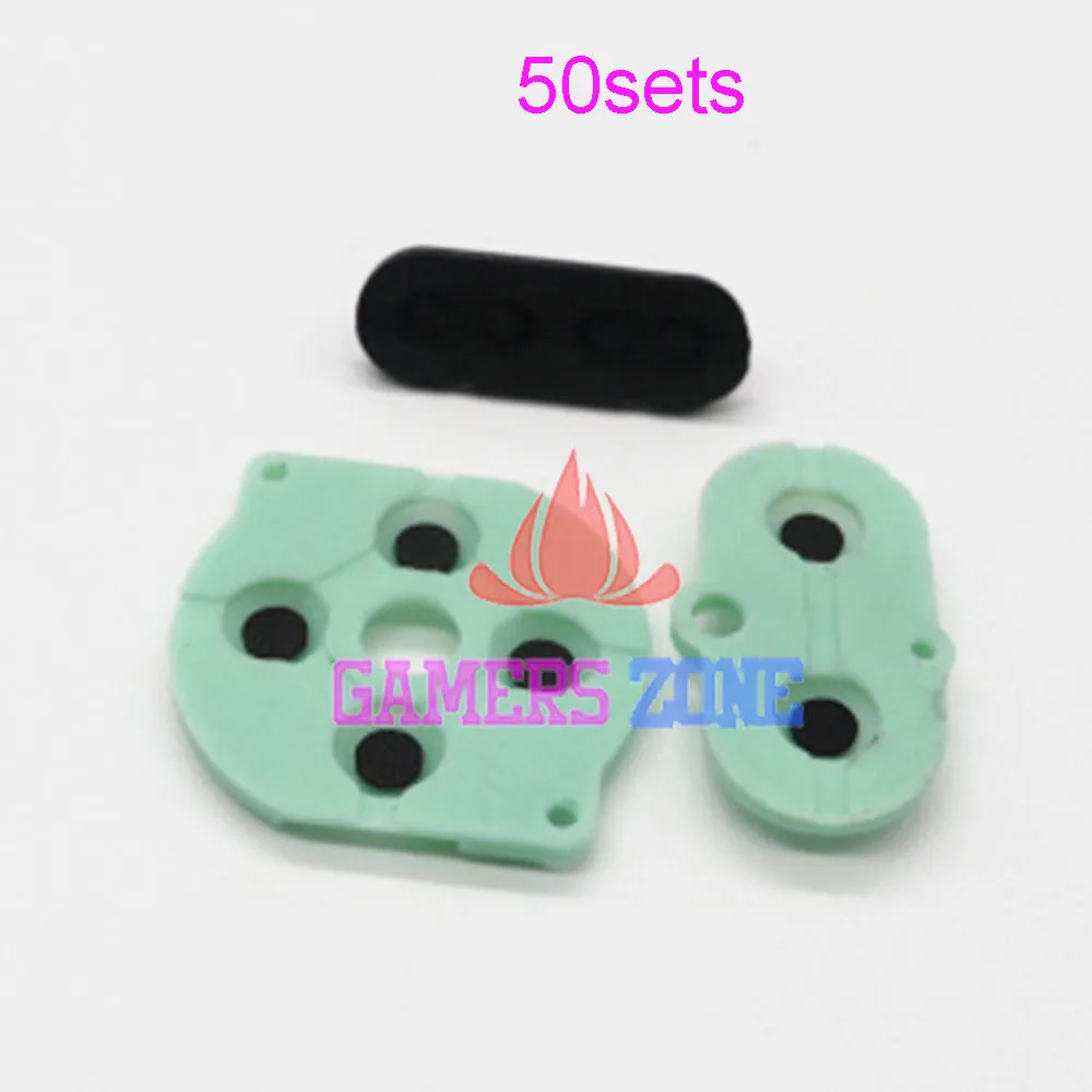 50 наборов набор проводящих резиновых прокладок для Nintendo Game Boy Color GBC Button D-Pad A B Start |