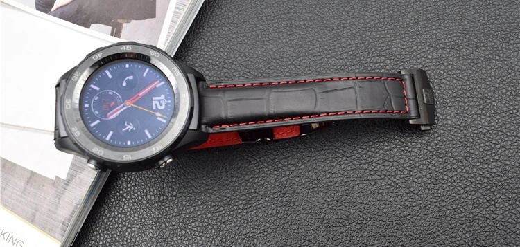 20 мм 22 мм ремешок из натуральной кожи для samsung Galaxy Watch gear S3 S2 Classic Frontier huawei watch 2 pro huami браслет