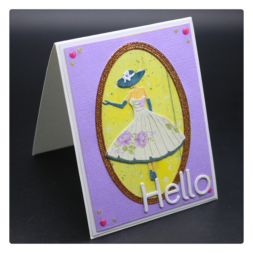 VCD172 Elegant LADY SCRAPBOOK Metal Cutting Dies For Scrapbooking Stencils DIY Album Cards Decoration Embossing Folder Die Cuts | Дом и сад