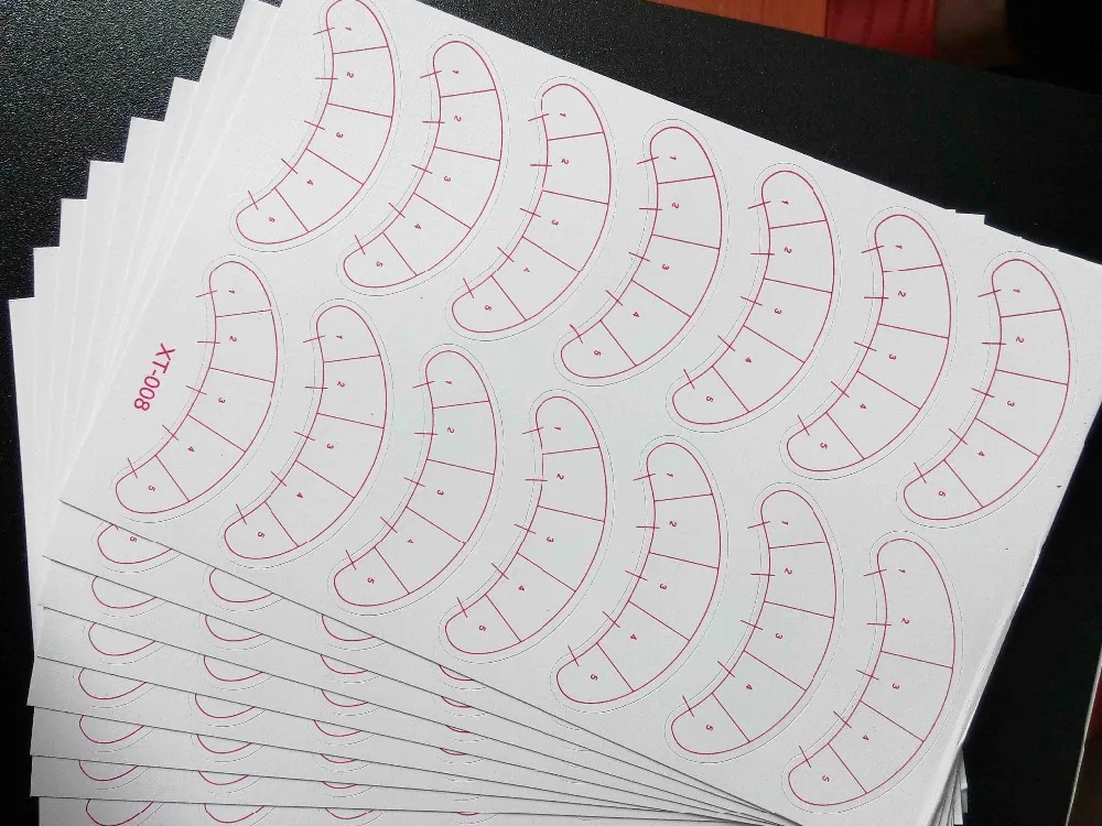 Оптовая продажа 700 пар без ворса пластырь для глаз тонкие гибкие подушечки ресниц