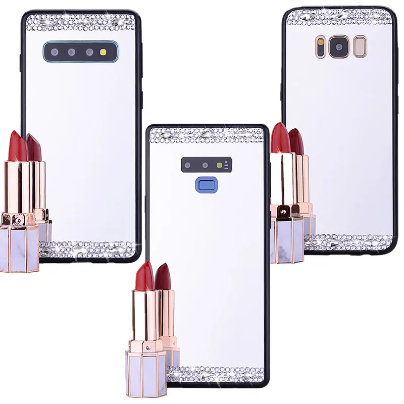 Чехол для Samsung S10 Plus S10E блестящий зеркальный чехол силиконовая задняя крышка A20E A30