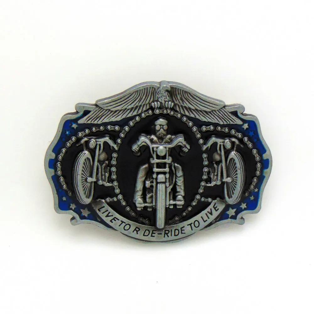 Пряжка для мотоцикла western buckle eagle из цинкового сплава для ремня 4,0 см