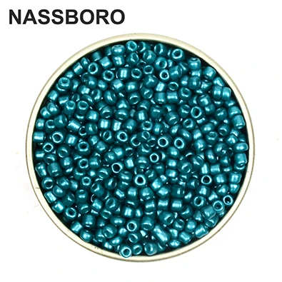 GBP11 Approx.1000pcs 2MM Matellic Small SeedBeads Czech Glass Beads Charms Kralen Bead Spacers for Jewelry Making DIY Craft Wholesale - Цвет: GBP11