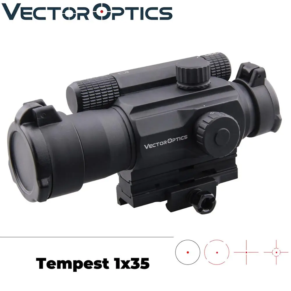 Векторная оптика 1x35 мм Relfex Red Dot Sight. 223 5,56 M4 AR AK оружейный прицел с подъемным креплением Filp up cap fit 21 мм Picatinny Rails