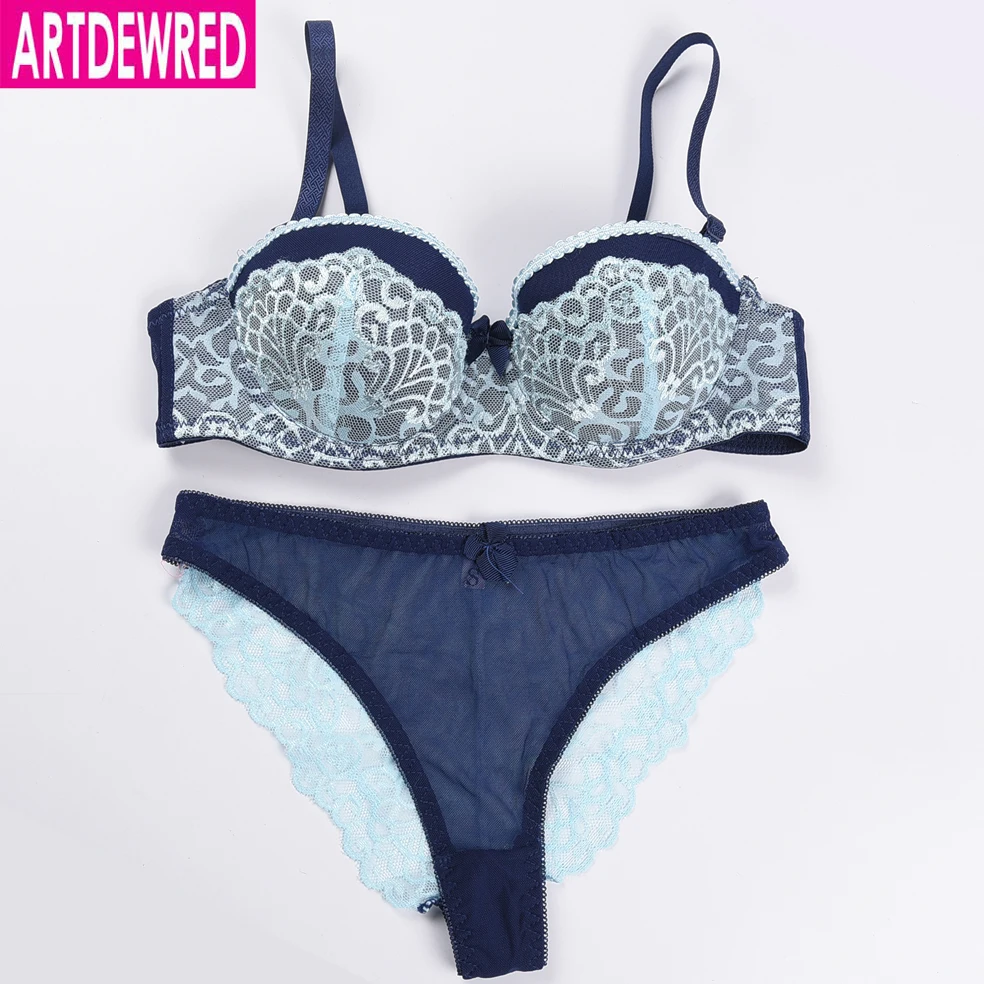 [Retail &amp Wholesale] VS New 2017 Sexy Bra Set Push Up Lace Deep V ABC Cup Women's Underwear Sets Lingerie For Girls|bra set|bra set vsvs bra |