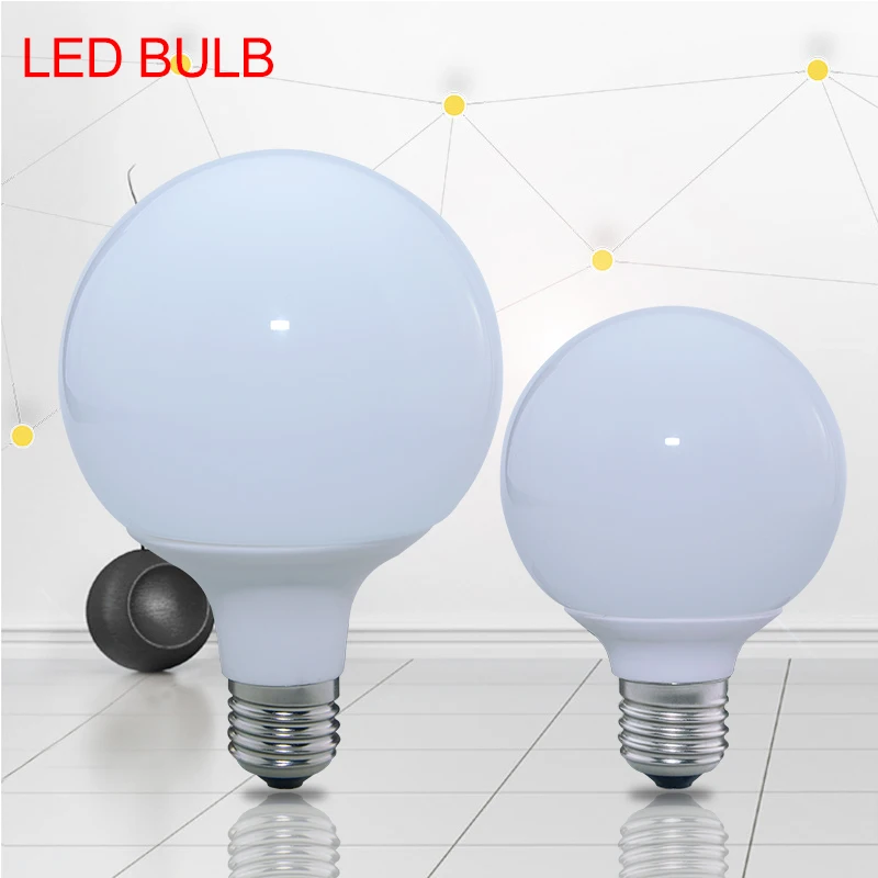 Молочно Белая светодиодная лампа 2835SMD E27 5 Вт 10 100 240 В лампы накаливания шаровые