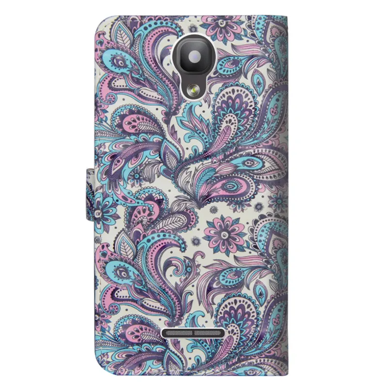 For Alcatel One Touch Pixi 4 Case Flip luxury Leather Wallet Painted accessories Back Cover 5010D Phone | Мобильные телефоны и