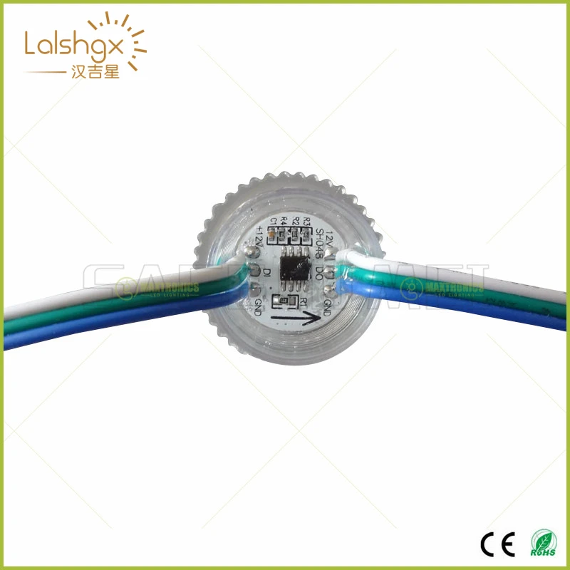 30 шт. DC12V WS2811 светодиодный модуль открытые Точечный светильник 3 s 5050 SMD RGB чипы