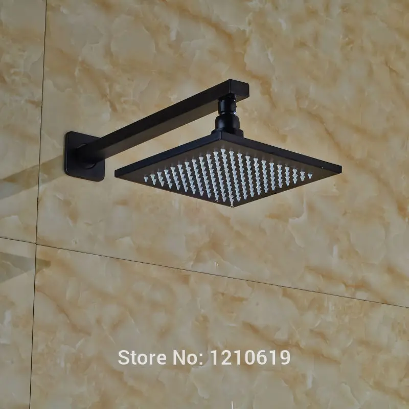 Новая меняющая цвет Светодиодная головка для душа 8 дюймов с ручкой бронзовая