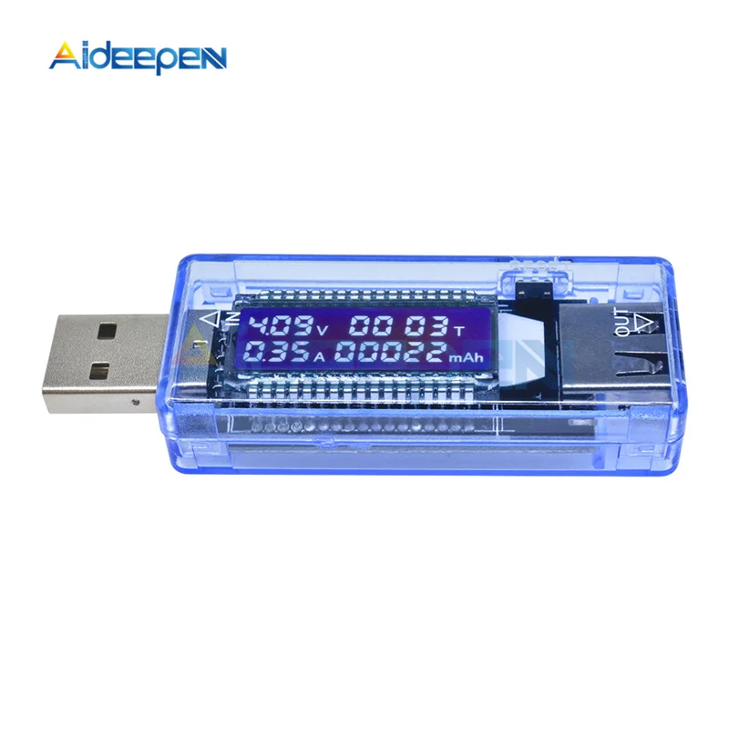 Мини USB Тестер DC Цифровой Амперметр Вольтметр метр ЖК-дисплей Ток Напряжение детектор Банк питания зарядное устройство индикатор Amperimetro