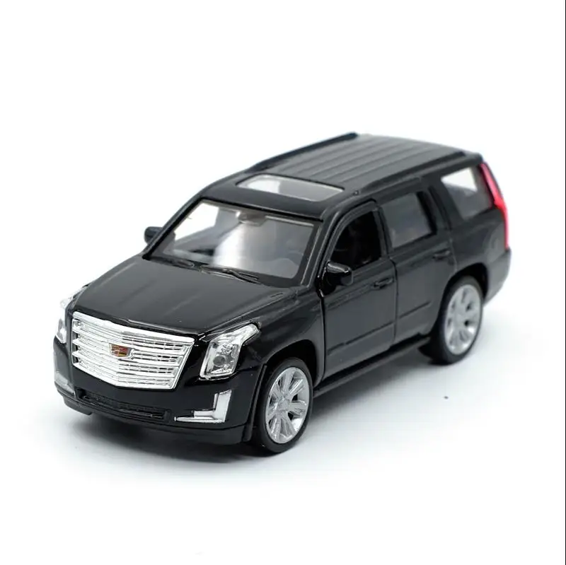 1:36 моделирование Cadillac Escalade сплав потяните назад игрушечный автомобиль литье под