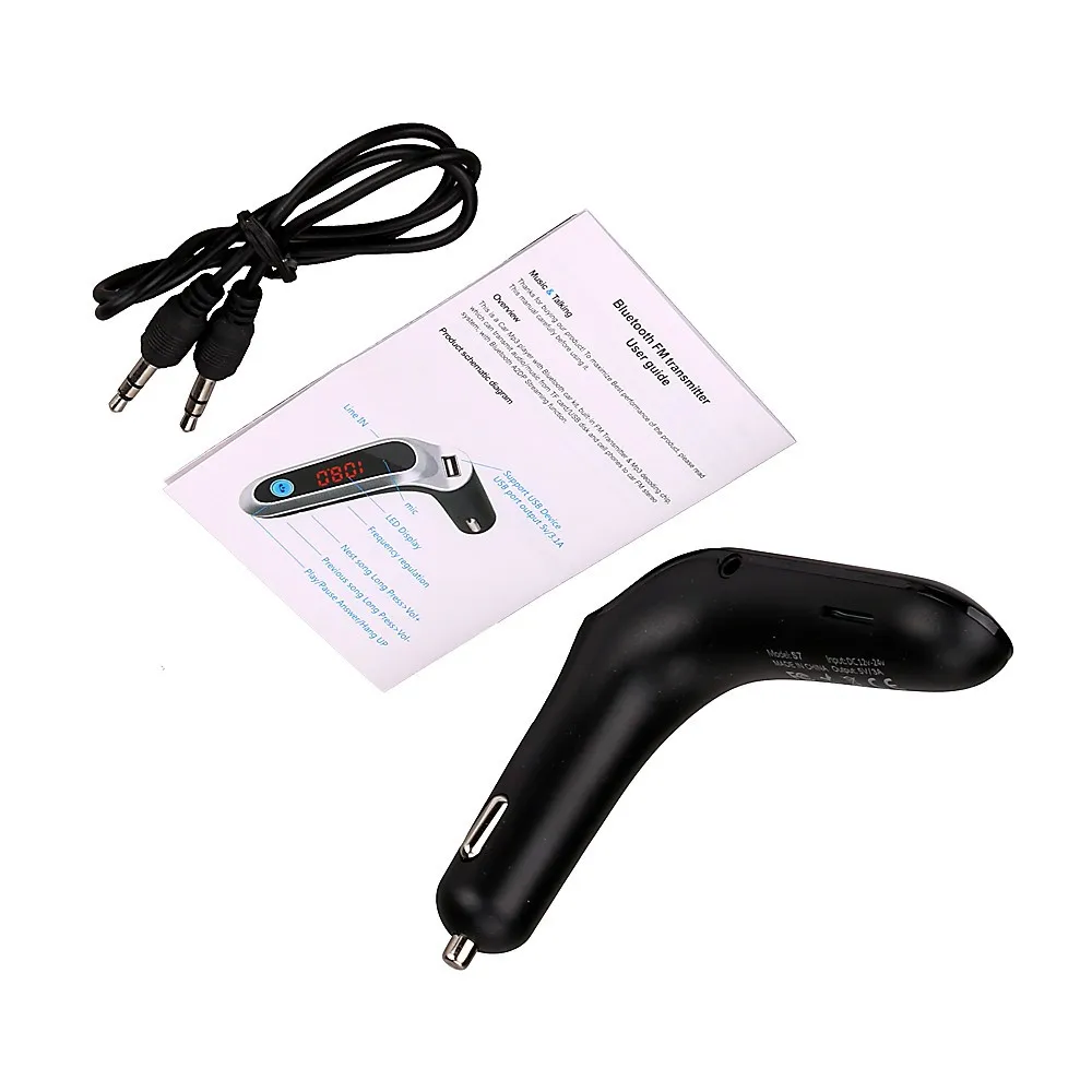 2019 Новый ЖК Bluetooth Handfree Автомобильный MP3 FM передатчик аудио приемник QC3.0 USB зарядное