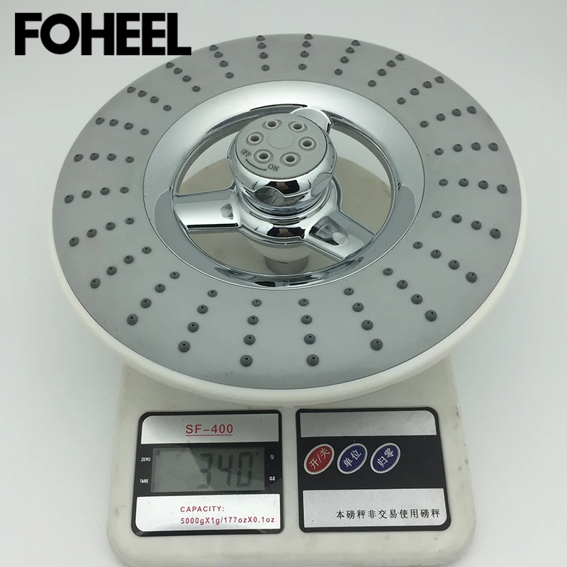 FOHEEL, высокое качество, ручной душ и верхний спрей, насадка для душа, насадка для душа высокого давления, водосберегающая душевая головка