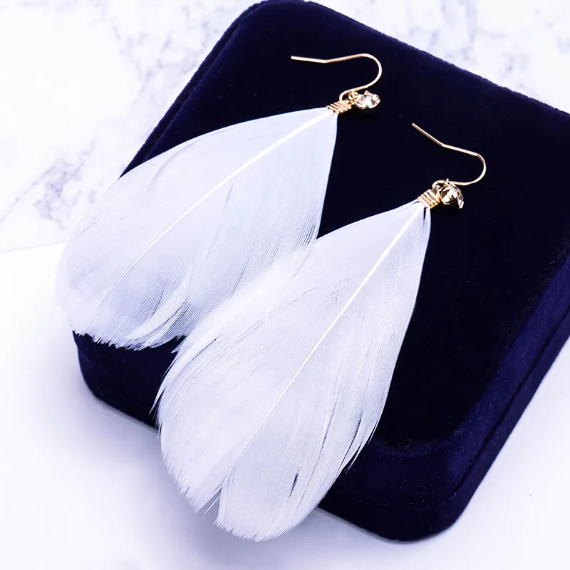 Женские винтажные серьги подвески в богемном стиле с длинной бахромой 2017|dangling