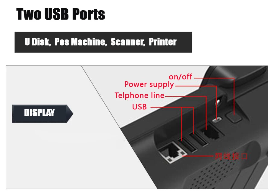 andrews smart network video fixed telephone with call id sms wifi recording address book blacklist for home office bussiness free global shipping