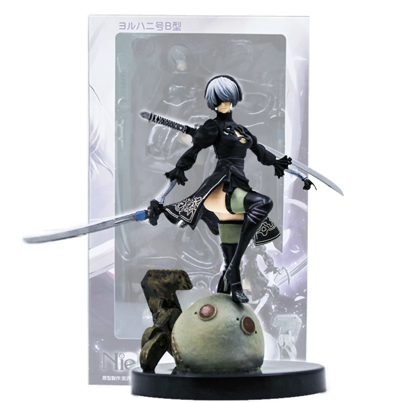NieR Automata YoRHa № 2 Тип B 2B ПВХ фигурка Модель Кукла игрушка в подарок|pvc action figure|figure