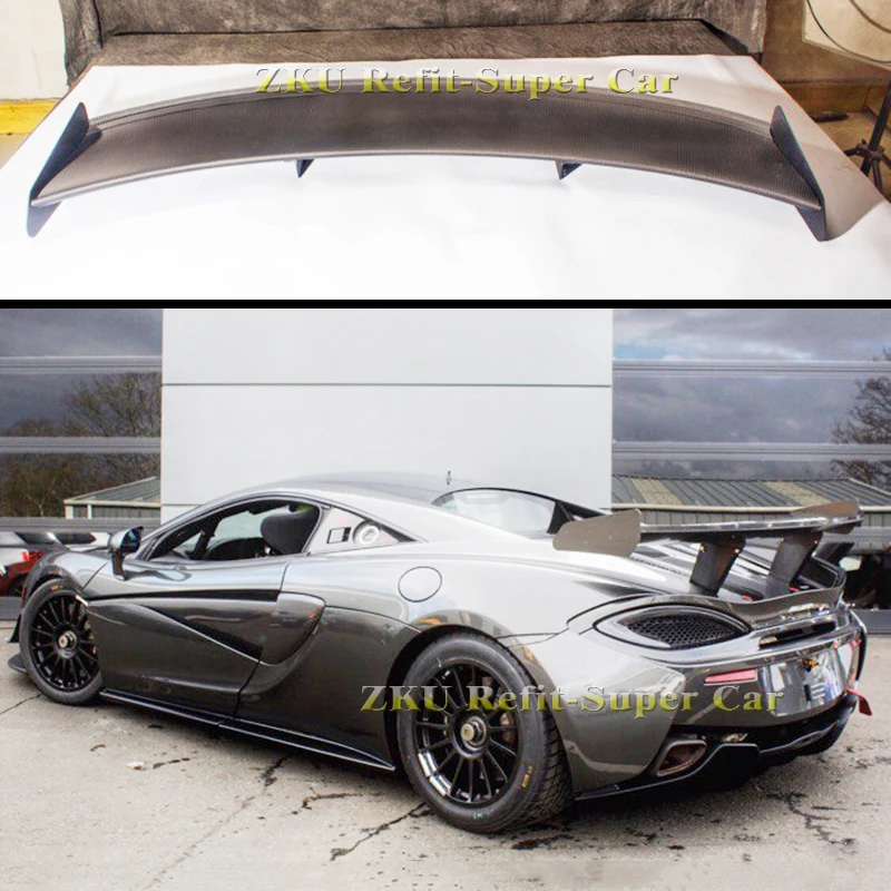Gt4 стиль углеродного волокна задний спойлер для mlaren 570S 570GT 540C