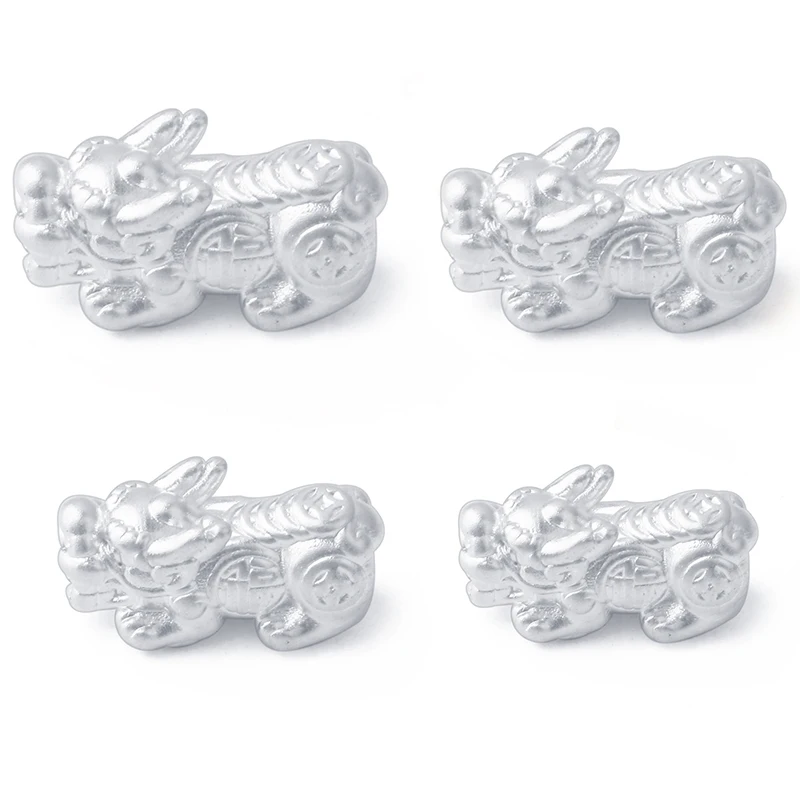 S925 Sterling Silver Color Jewelry Making Bracelet Necklace Accessories 3D Silver Plated Gold Mythical Wild Animal