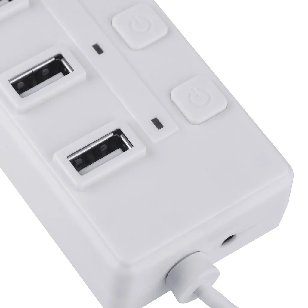 CARPRIE usb-хаб высокоскоростной 480 Мбит/с черный концентратор USB 2 0 4 порта Зарядные