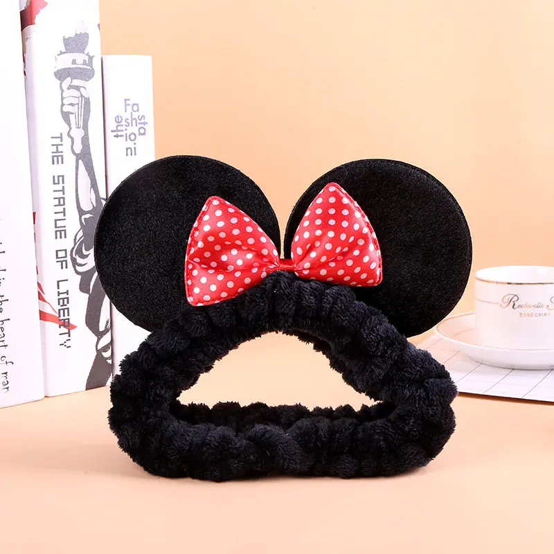 Disney мультфильм Микки Маус Детская повязка на голову кукла лук наголовный обруч аксессуары головной убор девочка ребенок подарок на день рождения косметическое средство для волос кольцо - Цвет: 5