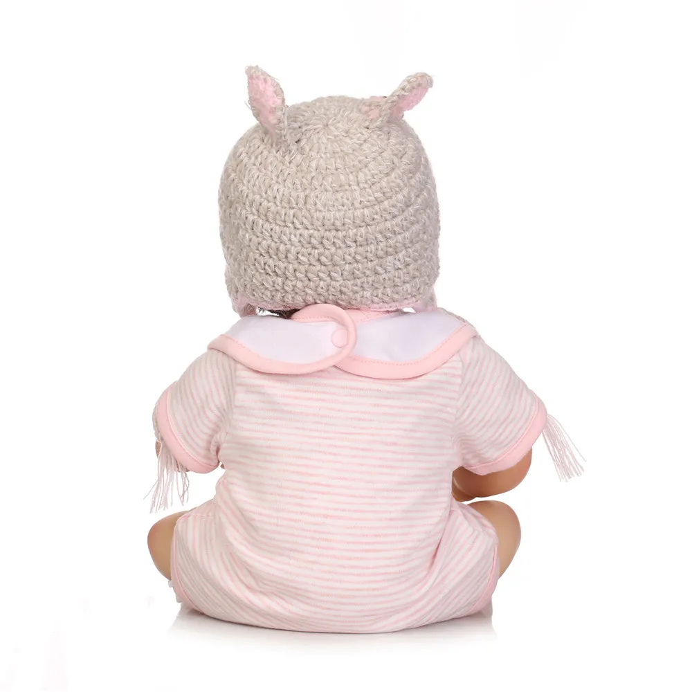19 &quotReborn Babies силиконовые куклы bebe alive мультяшная собака костюм яркая лицевая