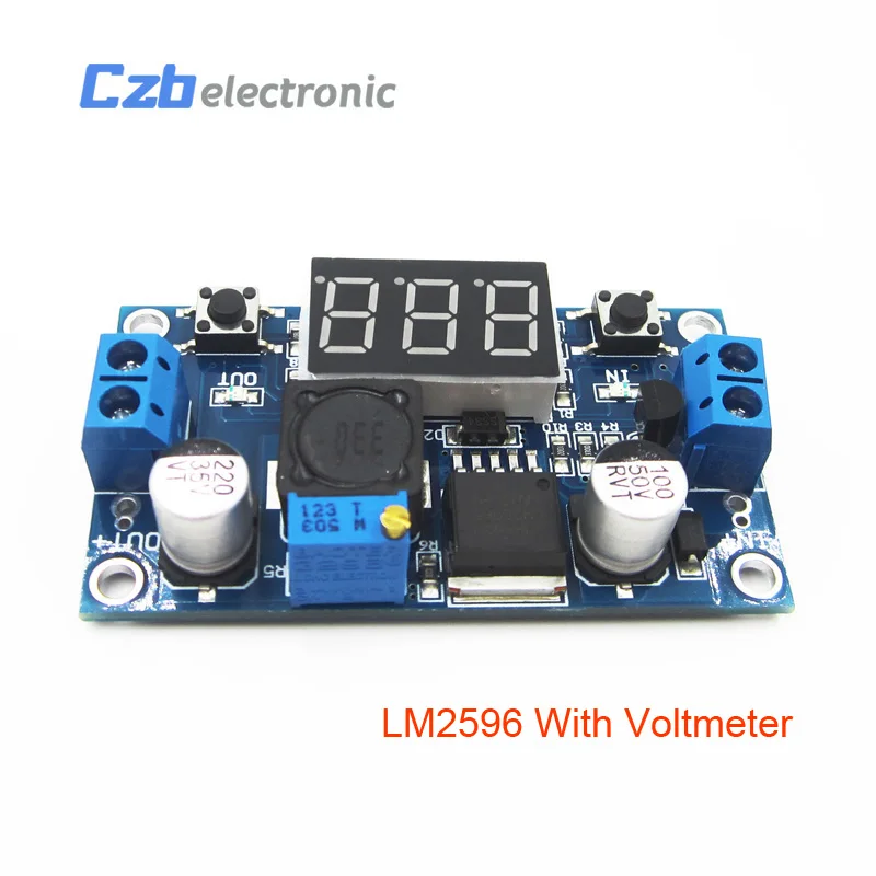 LM2596 понижающим Мощность преобразователя постоянного тока светодиодный