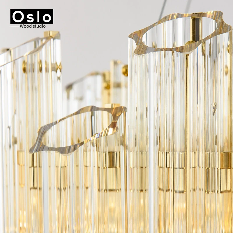 Plum glass G9 Modern Gold LED Chandelier Lighting Fixture Crystal Chandeliers Lustre Dining Room Lamp For Decoration | Лампы и
