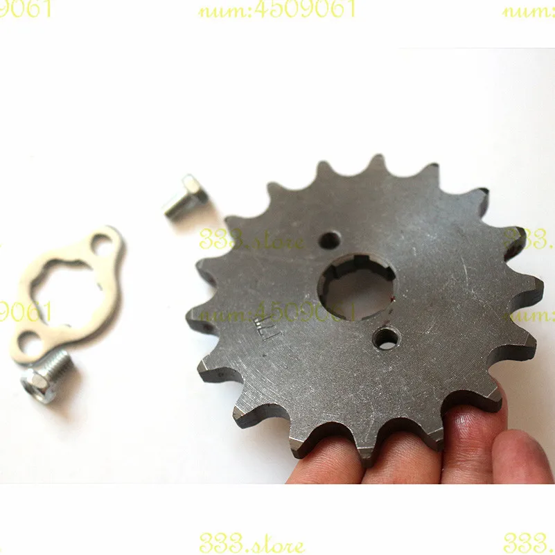 Передние звездочки 17T для Kawasaki Z250 Z440 ZX600 Suzuki GS550 GS700 искусственные TL1000 GSF1200 RD250