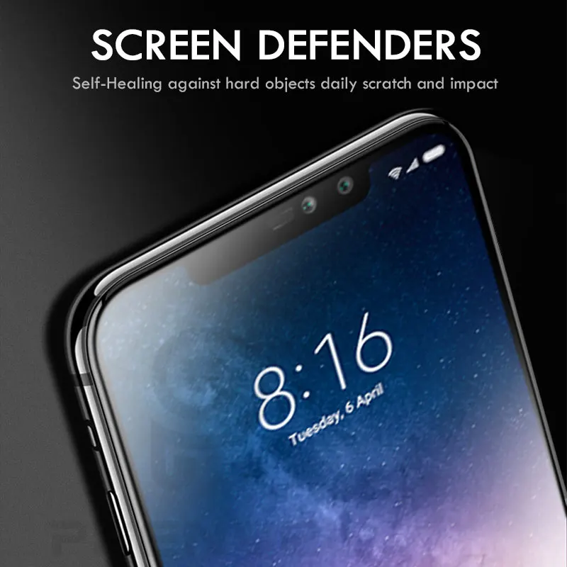 Гелевая 3D Защитная пленка для Xiaomi redmi Note 5 6 8 Pro 7, глянцевая Защитная пленка для экрана для redmi 5 Plus 0,1 мм, Гидрогелевая пленка