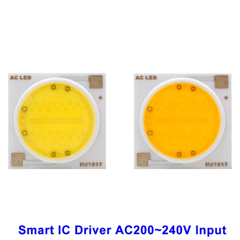 Светодиодный чип COB лампы 18 Вт 15 12 9 7 5 3 220 В вход умный IC драйвер подходит для DIY