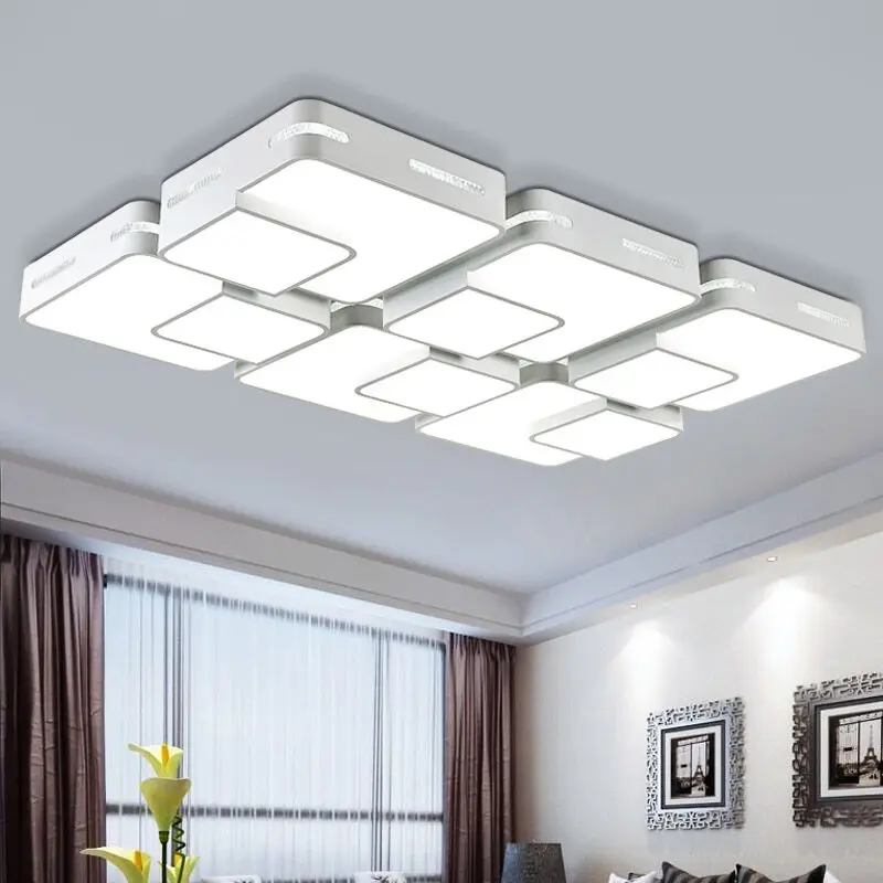 2016 новые современные светодиодные потолочные лампы для гостиной Lustre светильники