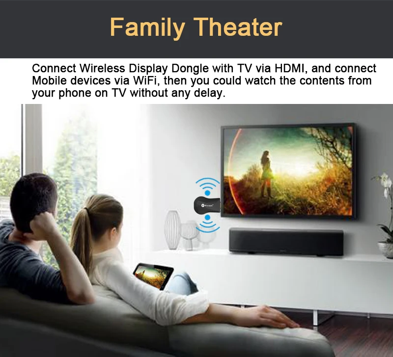 MX19 Wecast Miracast ТВ Ключ wifi Дисплей беспроводной HDMI ключ приемник с RK3036 для Android/Win/Mac Поддержка DLNA/Airplay