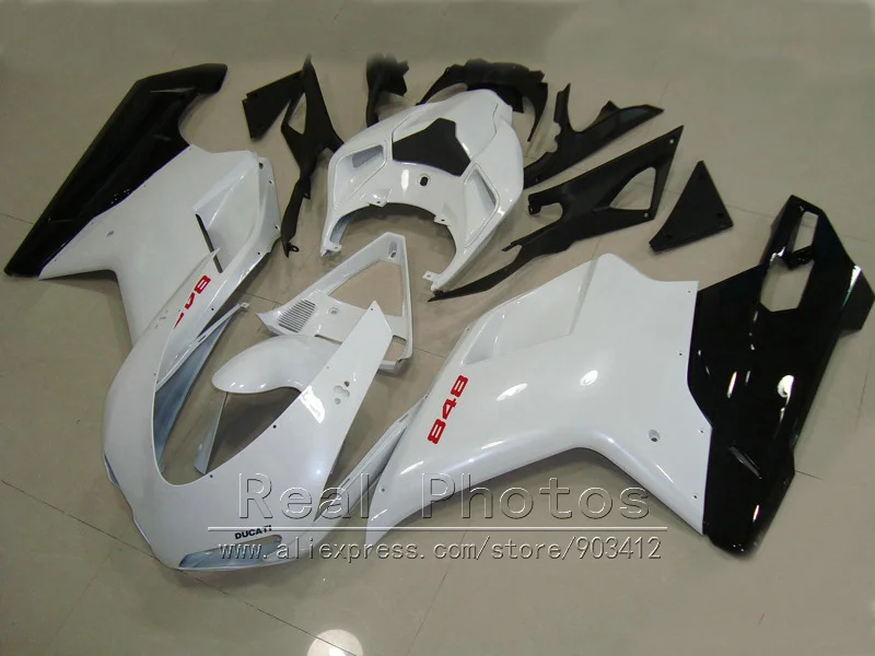 Горячая Распродажа Обтекатели для поездок на мотоцикле Ducati 848 1098 07 08 09 10 11