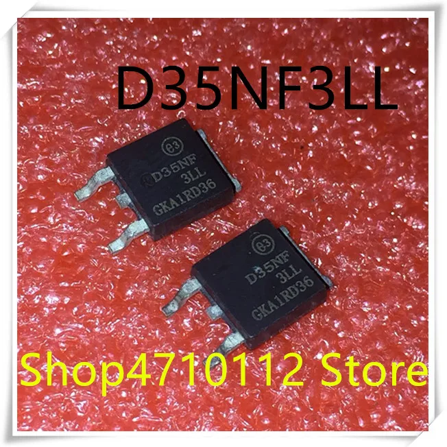 

Новинка 10 шт./лот STD35NF3LLT4 D35NF3LL D35NF 3LL TO-252 IC