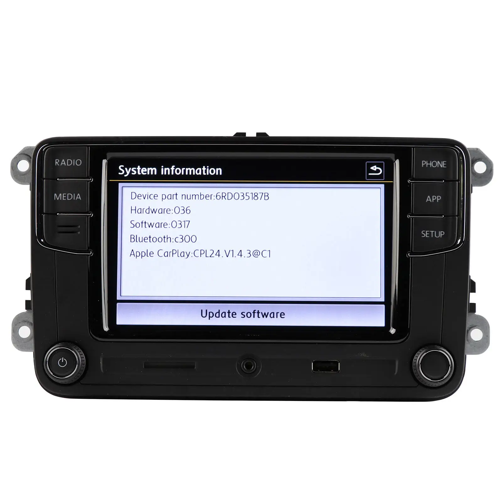 Оригинальное стерео радио Desay SV CarPlay 6 5 &quotMIB RCD330 Plus 6RD 035 187 B для VW Golf Jetta CC MK6 MK5 Tiguan
