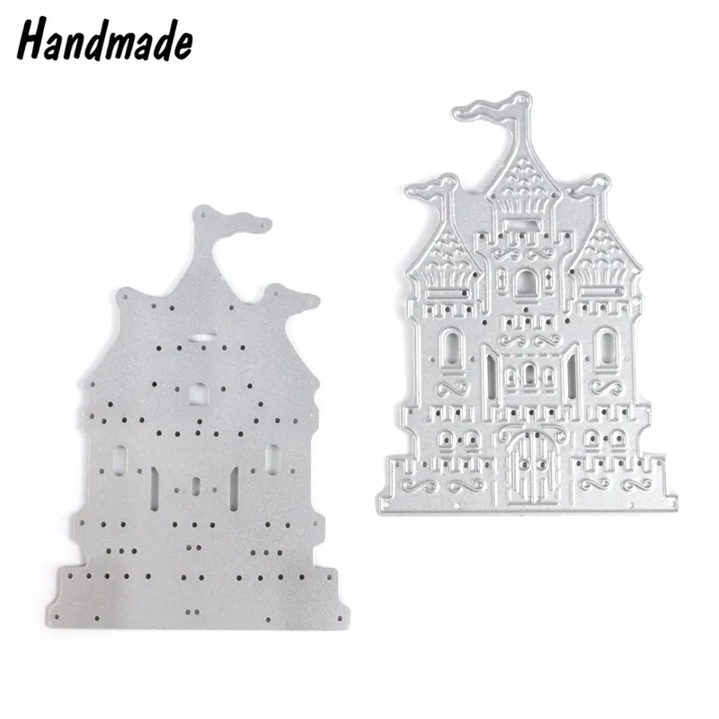 Замок дизайн металла стали высечки штампы трафареты скрапбукинга Papar карты