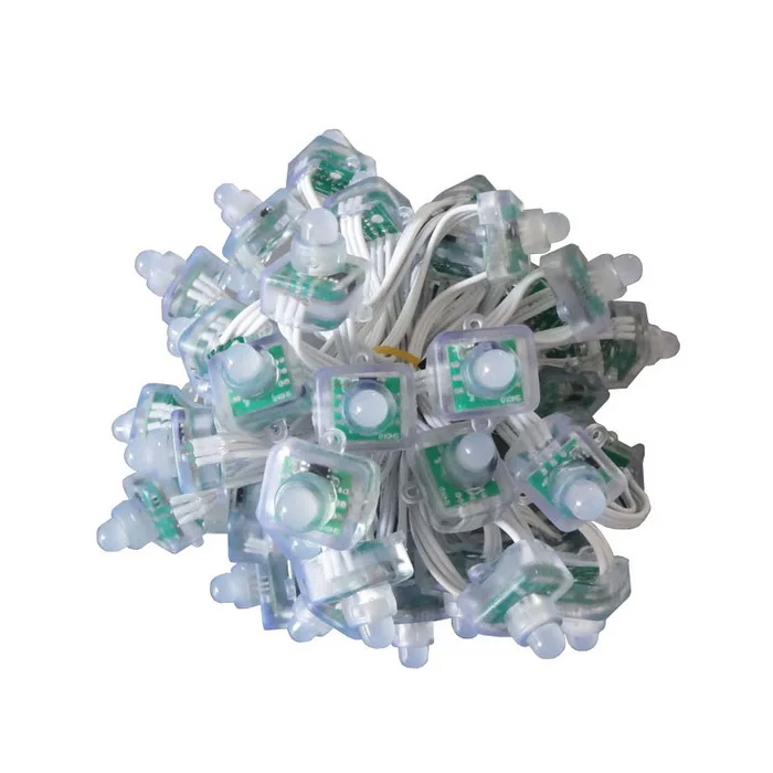 5V WS2811 White LMID 1000 шт. узел 12 мм Цифровой квадратный WS2811 IC пикселей модульная гирлянда 5V 12V Водонепроницаемый 2811 индивидуально адресуемых строка светильник - Цвет: 5V WS2811 White