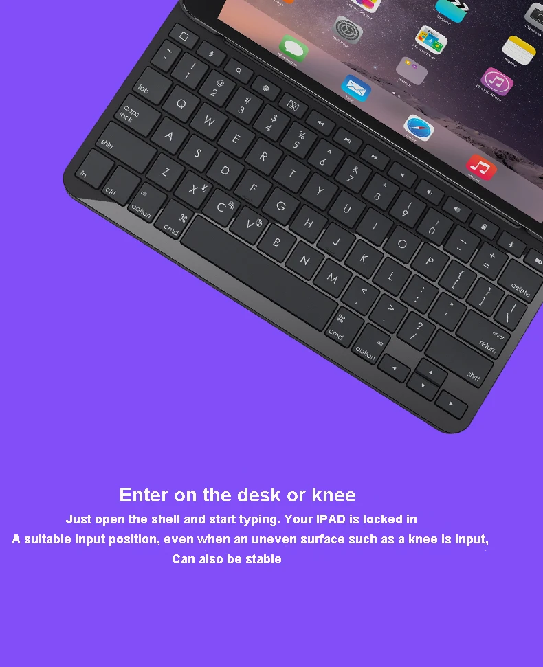 Беспроводная Bluetooth клавиатура с защитой от, оболочка, оболочка ipad5, планшетный компьютер, интеллектуаль, умный, спящий, двусторонний, защита