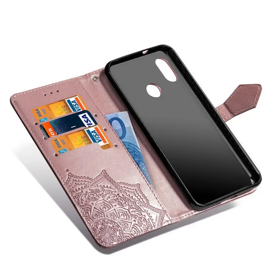 Woodlysi Роскошный PU кожаный чехол для Xiaomi Redmi Note 5 Pro 3D Мандала Цветок Флип