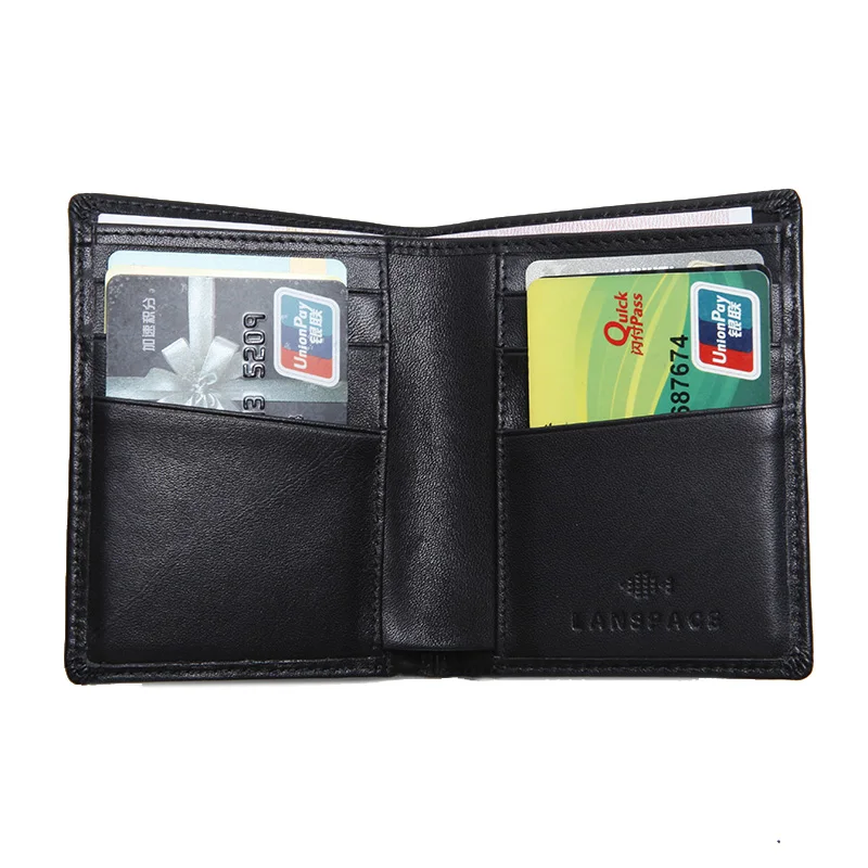 Кожаный мужской кошелек LANSPACE ручной работы дизайнерский | Багаж и сумки