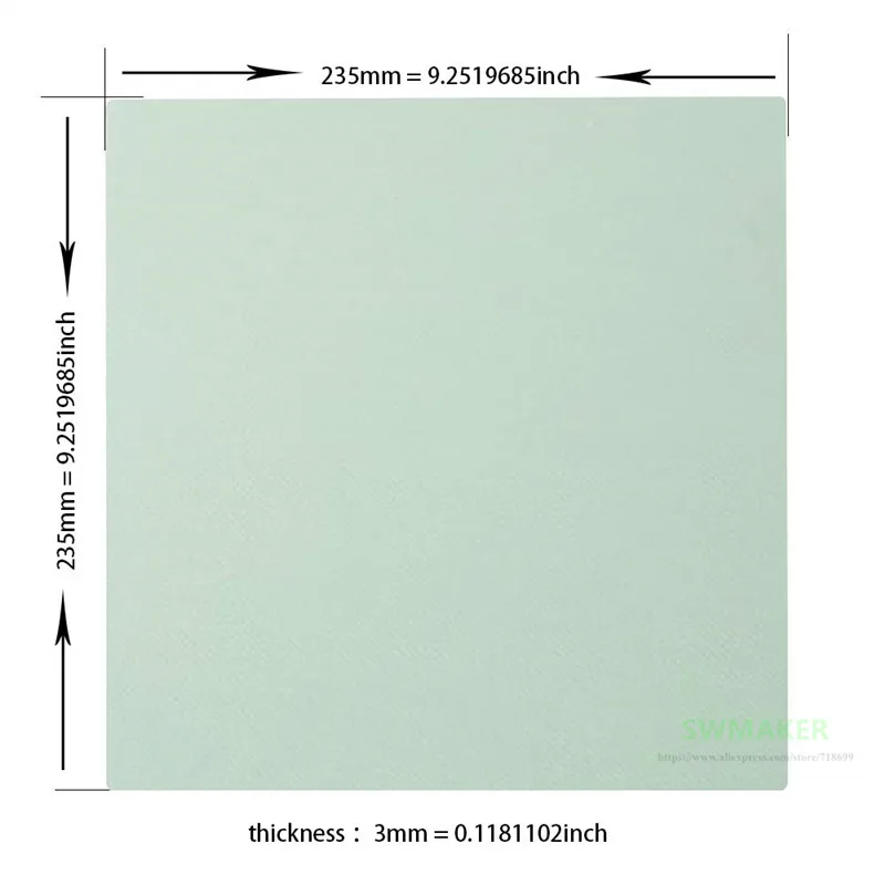 235x235 мм Ender 3 Creality 3D Платформа для печати полипропиен сборки пластины для Ender-3 Ender-3X Ender-3 Pro