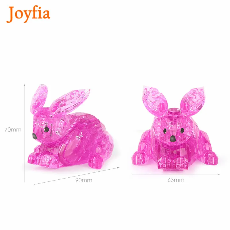 3D с украшением в виде кристаллов головоломки DIY сборки модель игрушка подарок