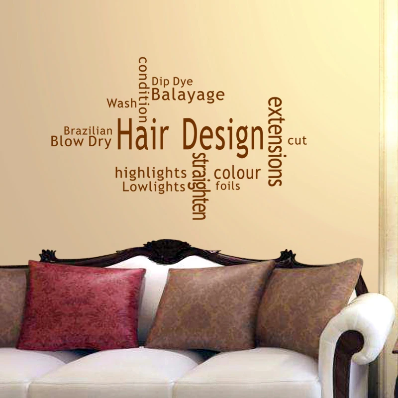 Стикер для парикмахерской стикер салона красоты наклейка постеры стрижки волос