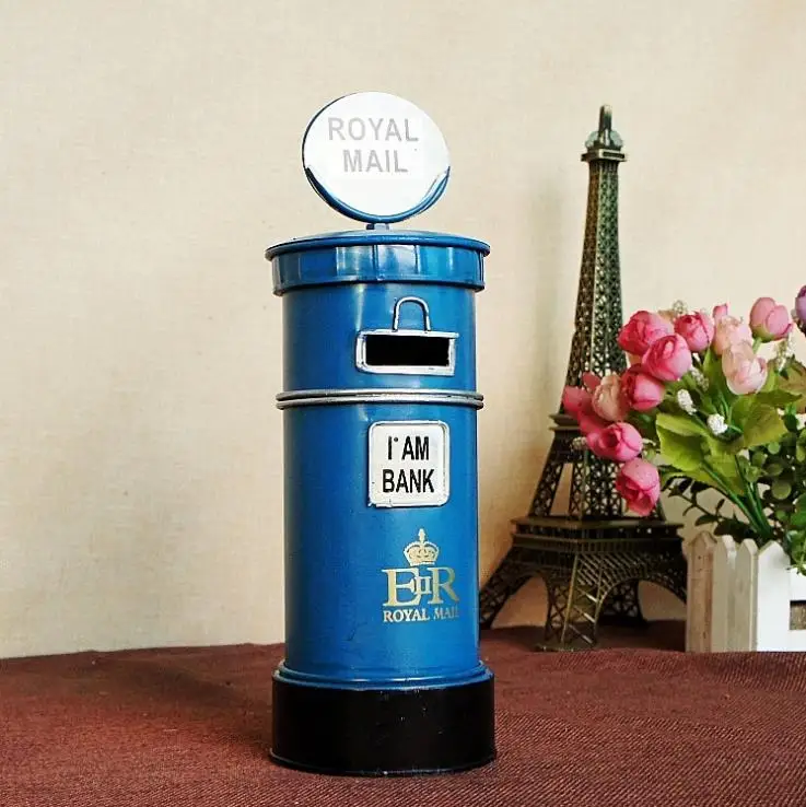 Железный металлический Лондонский почтовый ящик почтовая Почта монета банк