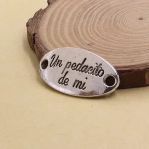 Набор штекеров для штепсельной вилки, размеры 38x19 мм, отверстие 4 мм, 10 шт., K05272